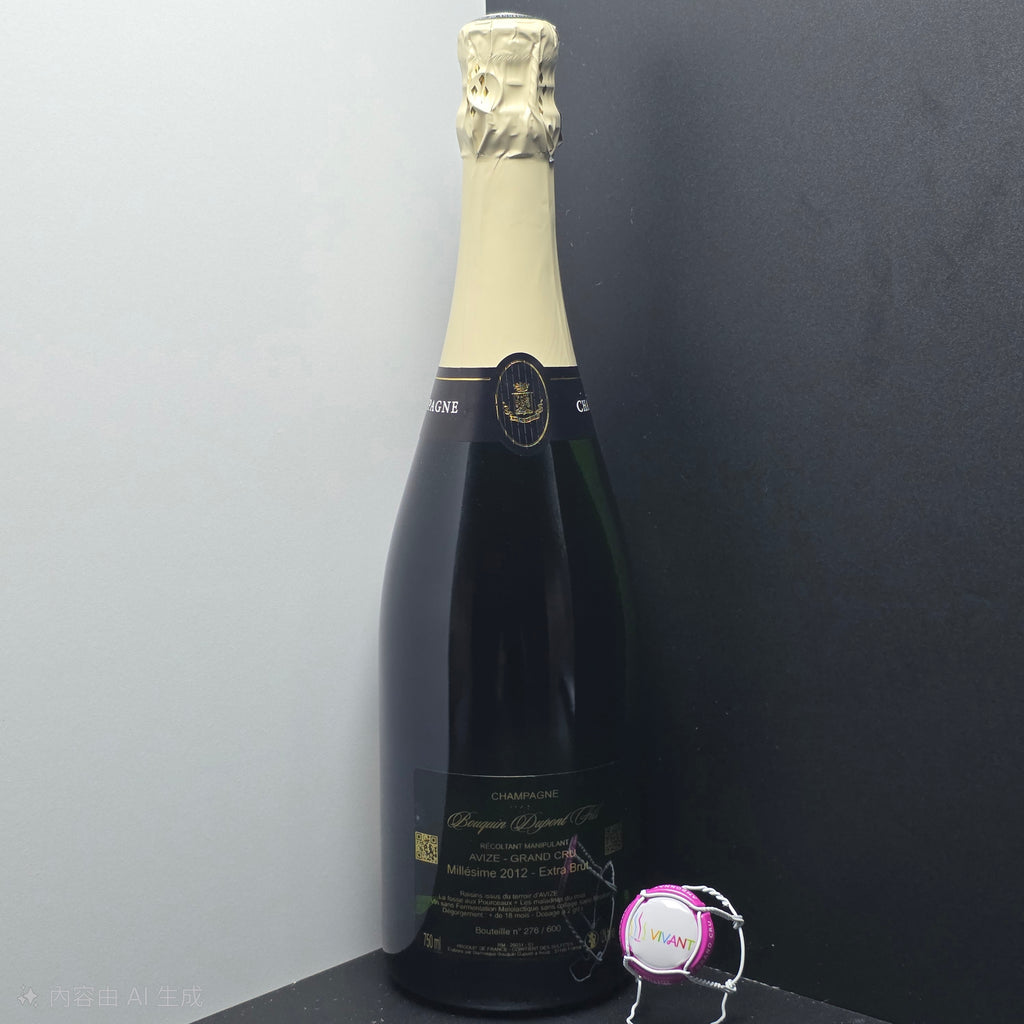 Bouquin-Dupont Fils 2012 "Millésime" Grand Cru – Avize Blanc de Blancs (Extra Brut)