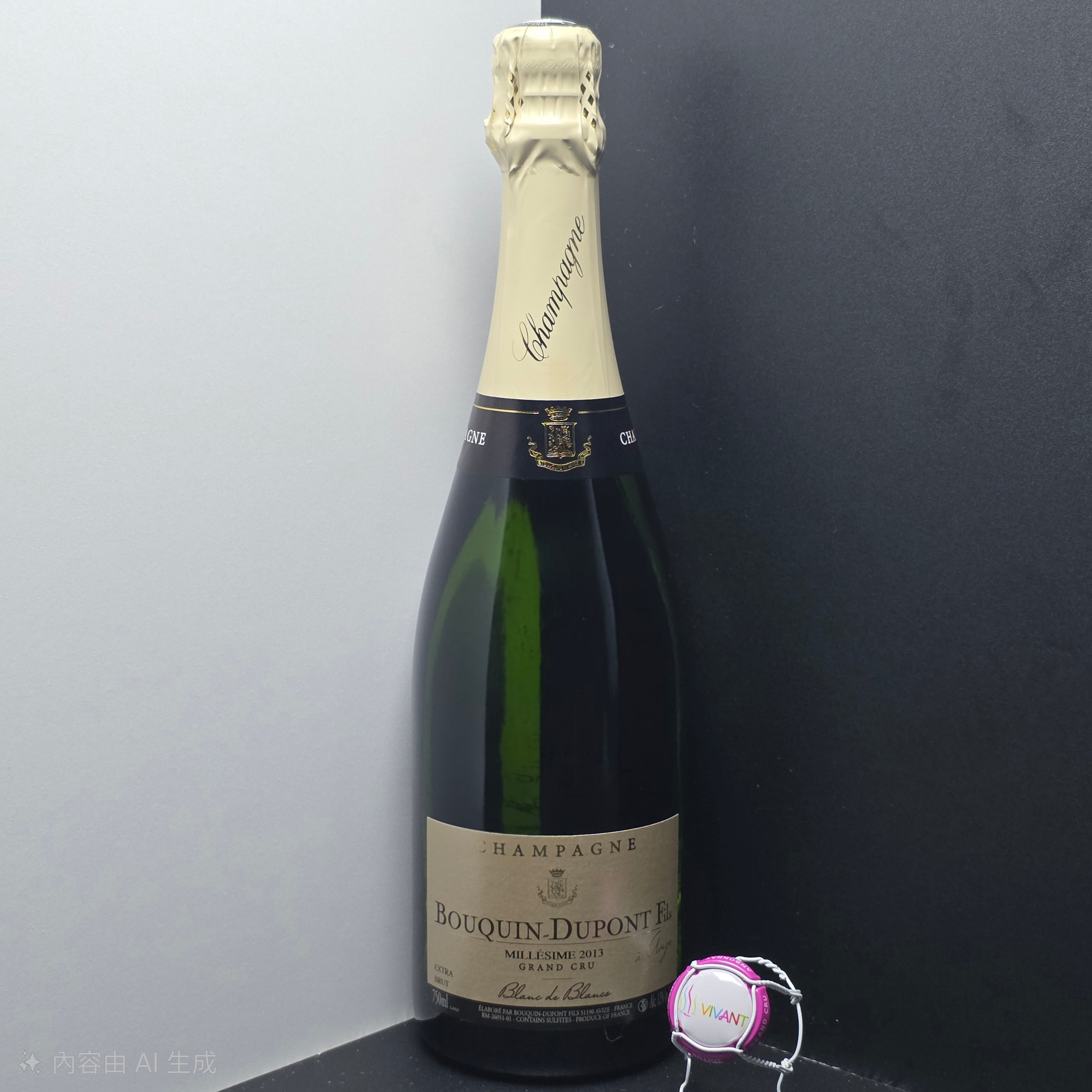 Bouquin-Dupont Fils 2013 "Millésime" Grand Cru – Avize Blanc de Blancs (Extra Brut)