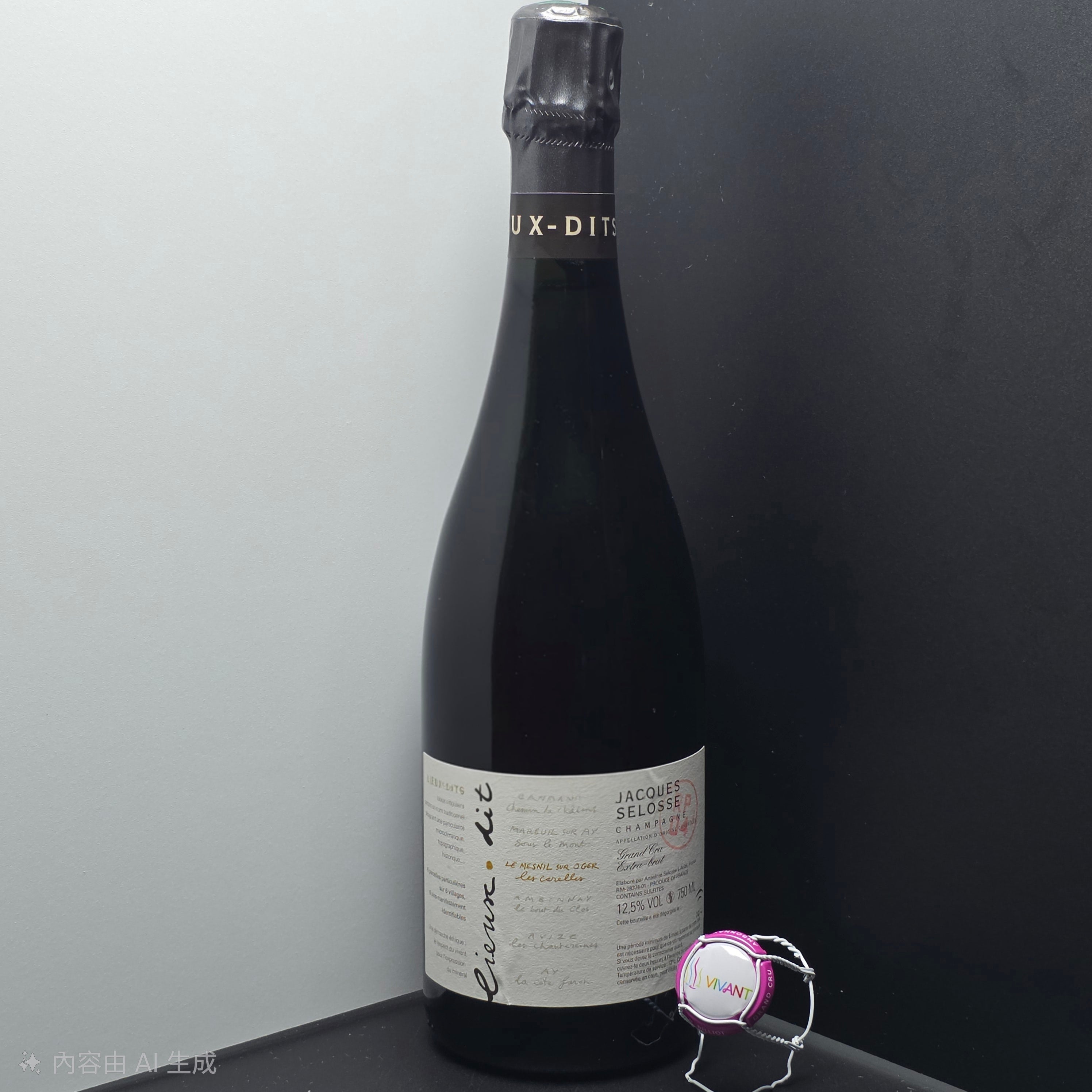 Jacques Selosse "Lieux-Dits" – Les Carelles (Le Mesnil-sur-Oger Grand Cru) RP04
