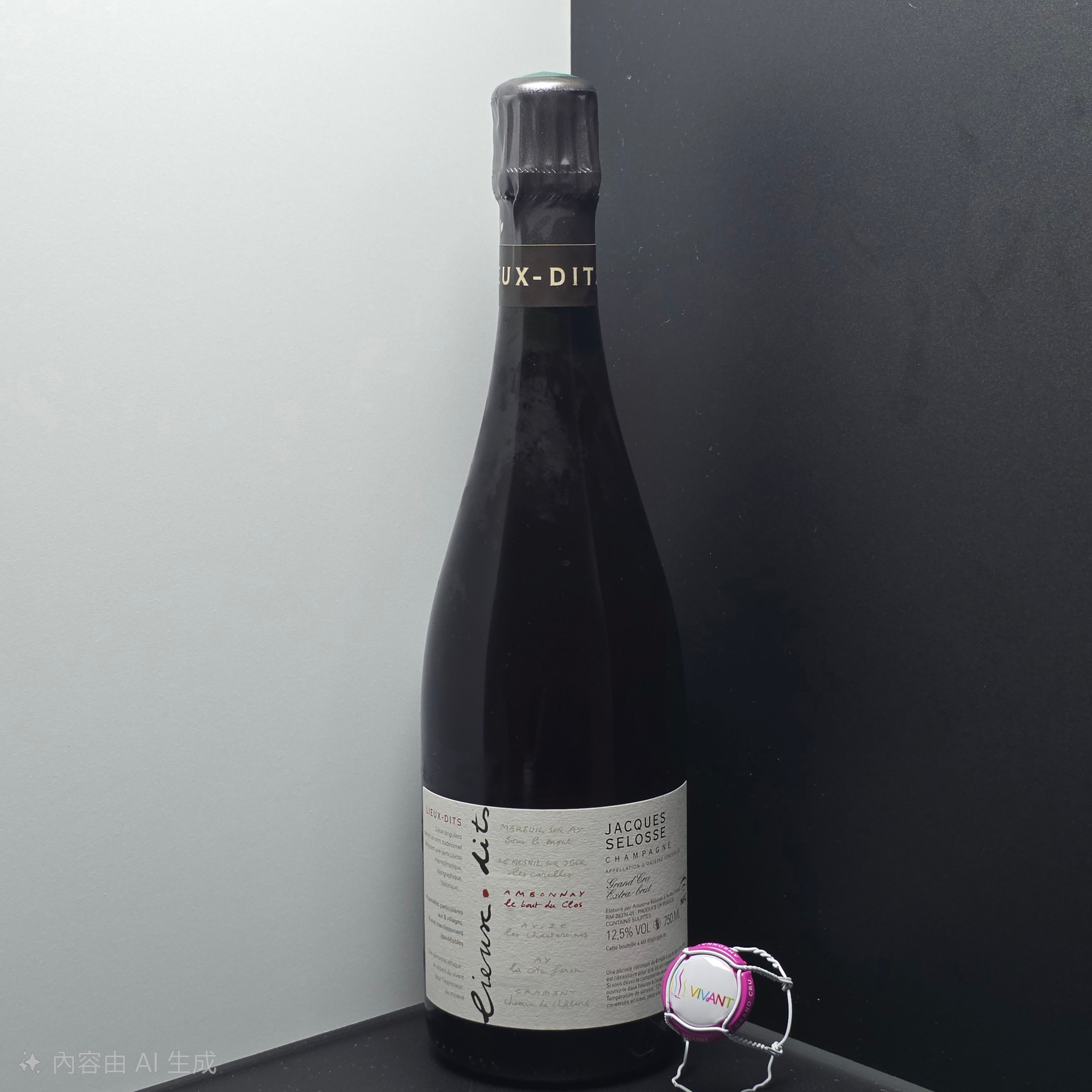 Jacques Selosse "Lieux-Dits" – Le Bout du Clos (Ambonnay Grand Cru) Blanc de Noirs